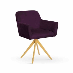 SCAUN PIVOTANT MAKSIMA 2, MOV/STEJAR, STIL MODERN