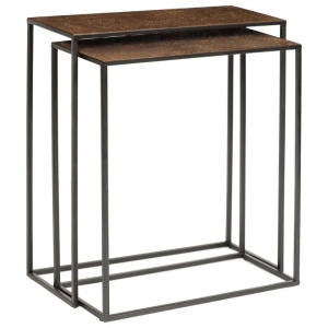 SET 2 CONSOLE BRISTOL, 825206, CONFECTIONATA DIN METAL SI FIER, STIL MODERN