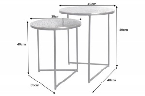 SET 2 MASUTE DE CAFEA, ELEMENTS, DIN METAL, COD 43494, REALIZATE MANUAL - Img 4