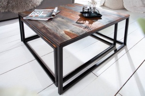 SET 2 MASUTE, ELEMENTS LEMN MASIV SHEESHAM, COD 40281 DESIGN RETRO - Img 3