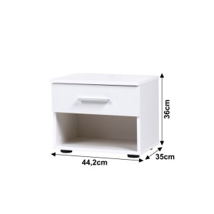 SET 2 NOPTIERE ALB IKOMO STIL MODERN TK - Img 2