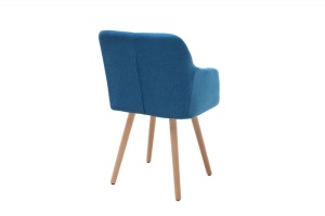 SET 2 SCAUNE ALBASTRE SCANDINAVIA 36588 - DESIGN SCANDINAV - Img 4