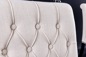 SET 2 SCAUNE DINING, CASTLE DELUXE, DIN LEMN SI MATERIAL DE CULOARE BEJ, DESIGN BAROC, ARTIM GROUP - Img 4