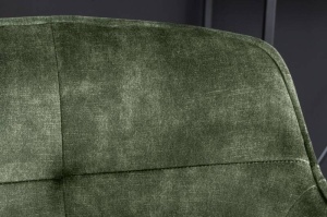 SET 2 SCAUNE EUPHORIA 100CM, PICIOARE DIN METAL SI MICROFIBRA FINA, COD 43688, CULOARE VERDE - Img 4