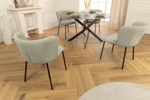 SET 2 SCAUNE, LYON, MATERIAL RAIAT, VERDE MENTA, ARTIM GROUP SELECTION - Img 5