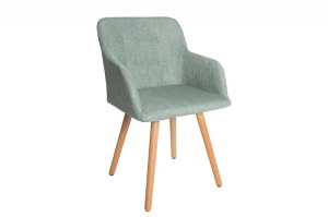 SET 2 SCAUNE, TEXTIL VERDE, SCANDINAVIA, COD 36827, DESIGN SCANDINAV - Img 2