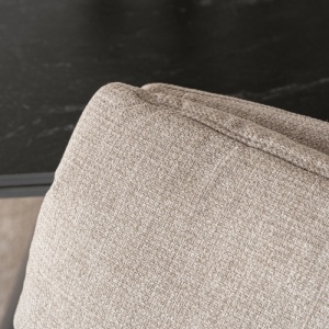 SET 4 SCAUNE ROTATIVE, ARTIM MEBLE, REALIZAT DIN MATERIAL TEXTIL BEJ SI CADRUL DIN METAL, STIL MODERN - Img 3