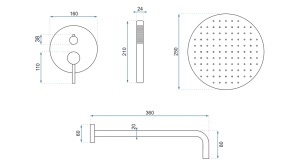 SET DE DUS INCASTRAT REA LUNGO + BOX, AURIU ROSE, DIN ALAMA, CALITATE SUPERIOARA - Img 7