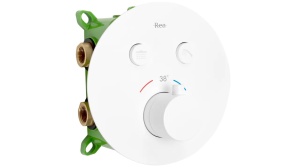 SET DE DUS INCASTRAT REA LUNGO MILER + BOX, ALB MAT, DIN ALAMA, CALITATE SUPERIOARA - Img 5