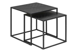SET DE MASUTE DE CAFEA NEGRU ACTONA ORTIZ STIL MODERN B2