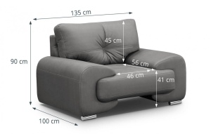 SET LIVING DEOSEBIT, OMEGA LUX, DIN TEXTIL FOARTE FIN DE DIVERSE CULOARI, CONFORT SPORIT - Img 6