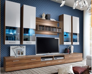 SET MODULAR LIVING DORADE, CU ILUMINARE LED, NW DO, STIL MODERN, ASM
