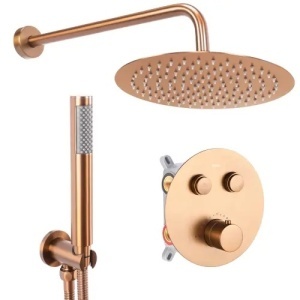 SET PENTRU DUS REA LUNGO CUPRU PERIAT + BOX, CU TERMOSTAT, CALITATE SUPERIOARA