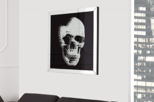 TABLOU DECORATIV MIRROR SKULL 35439 STIL MODERN