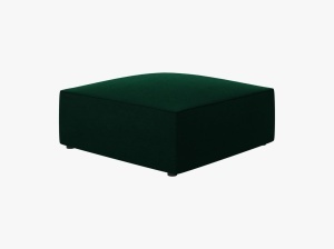 TABURET RUBY, VERDE SMARALD, CU TAPITERIE DIN CATIFEA SALVADOR, MICADONI