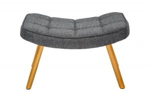 TABURET SCANDINAVIA 39188 GRI/NATURAL STIL SCANDINAV - Img 3