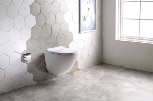 VAS DE TOALETA, REA OLAF, ALB, CERAMICA, DESIGN MODERN, CALITATE SUPERIOARA, REA