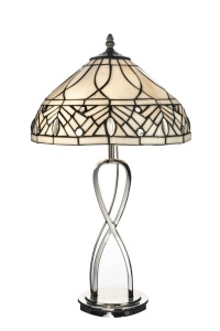 VEIOZA DEOSEBITA TIFFANY 30CM, COD 2019-30+PBML16, DIN METAL SI STICLA