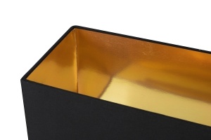 VEIOZA NATURE, NEGRU/NATURAL, CONFECTIONATA DIN LEMN, TEXTIL SI PLACA LAMINATA, STIL MODERN - Img 2