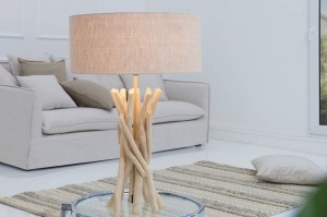 VEIOZA WILD NATURE 62CM BEJ/NATURAL DIN IN SI LEMN COD 38154 - Img 2