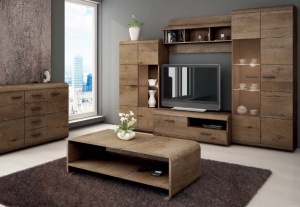 VITRINA LIVING CU LED LENA 60 - DESIGN MODERN - Img 2