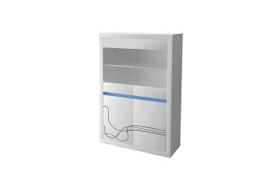 VITRINA LIVING CU LED LINO LWT114 DESIGN MODERN PSK