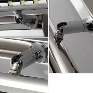 APLICA BAIE MIRROR APP363-1W, 9W, 70X2.5 cm, CROM/ARGINTIU, DIN OTEL INOXIDABIL SI METAL, STIL MODERN, TU - Img 7