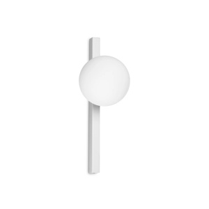 APLICA BINOMIO AP1, ALB, DIN METAL, STIL MODERN