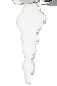 APLICA ICE 3D, CROM/TRANSPARENT, DIN METAL SI ACRIL, STIL MODERN - Img 5