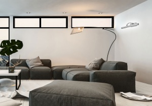 APLICA LED BAIE CHROME, 5W, 40 cm, CROM ARGINTIU, DIN METAL CROMAT, STIL MODERN, TU - Img 3