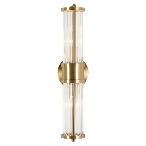 APLICA LYA AURIU PERIAT, ML-0030, CONFECTIONATA DIN STICLA SI FIER, STIL MODERN