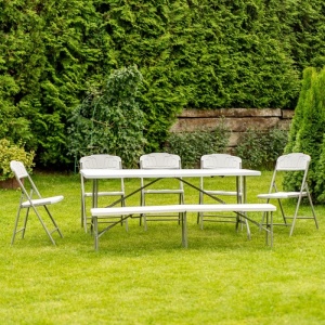 BANCA PLIABILA CATERING 183X28CM, METAL SI HDPE, ARTIM GROUP COLLECTION - Img 3