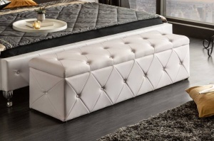 BANCHETA 140CM, EXTRAVAGANCIA ALBA, COD 40136,STIL MODERN