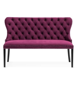 BANCUTA MADAME, BORDO/NEGRU, STIL CLASIC