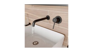 BATERIE INCASTRAT REA LUNGO+BOX, NEGRU MAT, DESIGN MODERN, CALITATE SUPERIOARA, REA - Img 3