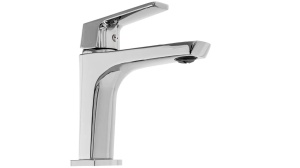 BATERIE PENTRU BAIE REA RUSEL, LOW, CROM, DESIGN MODERN, CALITATE SUPERIOARA, REA - Img 3