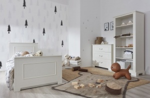 BIBLIOTECA PENTRU CAMERA BEBELUSI INES ALB DESIGN CLASIC BA