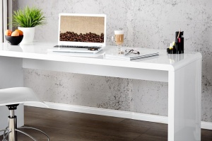 BIROU ALB 140CM, FAST TRADE, DIN MDF DE CALITATE, DESIGN MODERN, ARTIM GROUP - Img 4