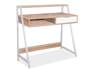 BIROU B-171 ALB/STEJAR STIL MODERN