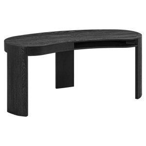 BIROU NAVARINO NEGRU, 7982, CONFECTIONATA DIN FURNIR DE STEJAR, PLACA SI LEMN DE STEJAR, STIL MODERN
