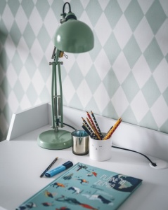 BIROU PENTRU CAMERA BEBELUSI LOTTA ALB DESIGN SCANDINAV BA - Img 4
