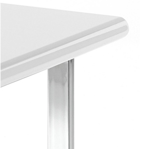 BIROU VEGA 120CM, CU 2 SERTARE, METAL SI MDF LUCIOS, COD 4669 - Img 4