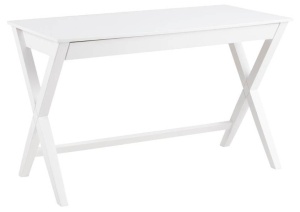 BIROU WRITEX, ALB, 120 CM, DIN MDF SI FURNIR, STIL MODERN, B2 - Img 2