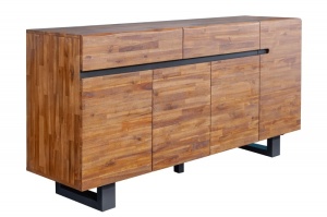 BUFET 170CM, GENESIS, DIN LEMN MASIV DE SALCAM SI METAL, ARTIM GROUP SELECTION
