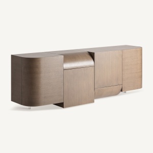 BUFET AKSARAY 220CM, CULOARE STEJAR/MARO, DIN LEMN STEJAR, STIL ART DECO, ARTIM GROUP SELECTION