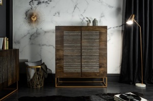 BUFET/DULAP LIVING 121CM, DIN LEMN MASIV DE MANGO, STIL VINTAGE INDUSTRIAL, ARTIM GROUP SELECTION