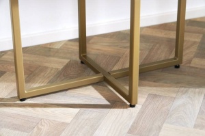 BUFET GATSBY 125CM, LEMN MASIV SI METAL, COD 43335, MODEL DEOSEBIT - Img 6