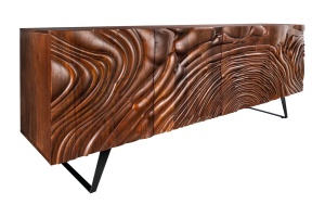 BUFET LIVING 175CM, FLUID 3D, DIN LEMN MASIV DE SALCAM, ARTIM GROUP SELECTION - Img 7