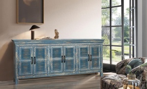 BUFET LIVING, ARTIM 1771, DIN LEMN MASIV DE MANGO, PICTAT MANUAL, ARTIM GROUP SELECTION