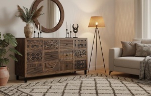 BUFET LIVING DEOSEBIT, COD 2155, DIN LEMN DE MANGO, ARTIM GROUP SELECTION